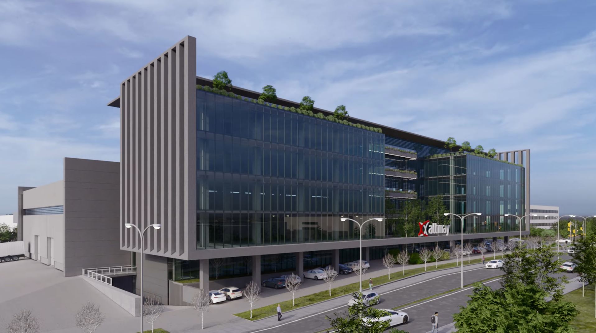 Altınay Teknoloji - Çelik İnşaat - Technology Campus Electrical Works (Grass Robot)