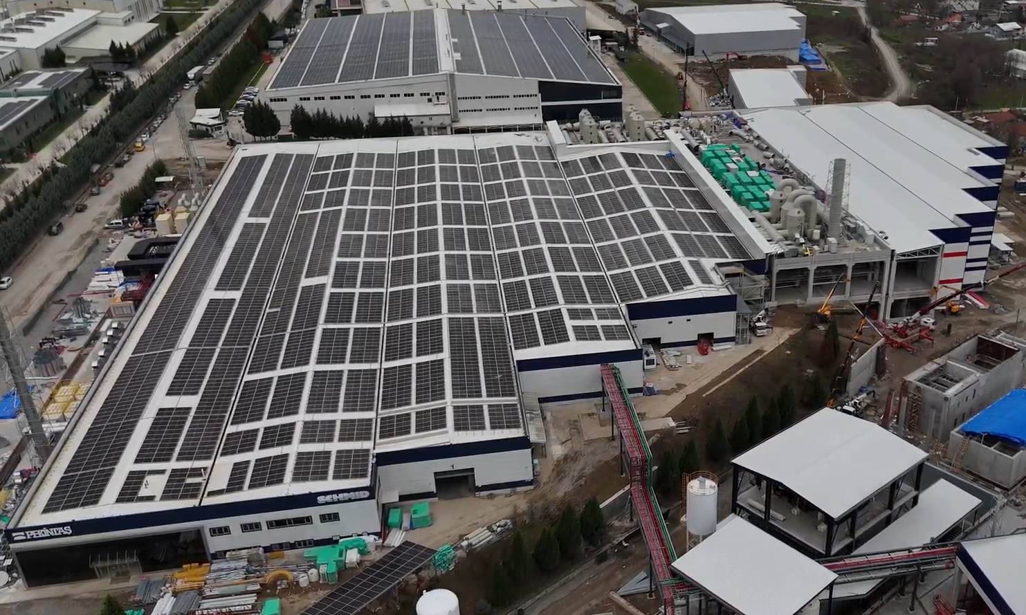 Pekintaş İnşaat - P-TECH Solar Fabrika Elektrik Altyapı İşleri